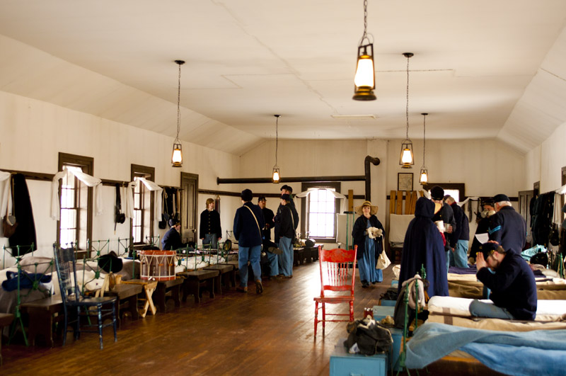 bunkroom at Fort Hartsuff