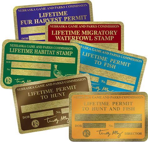 Lifetime Permits & Stamps from Nebraska Game & Parks