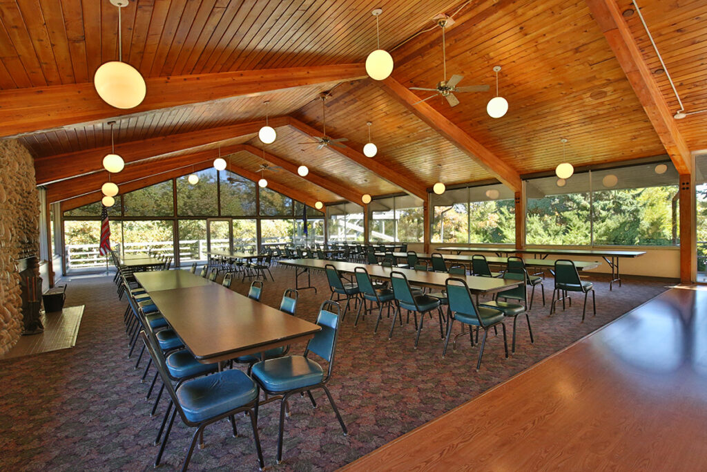 Mallet Lodge at Platte River State Park.