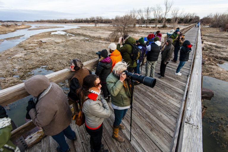 Fort Kearny offers excellent crane viewing, resources for visitors